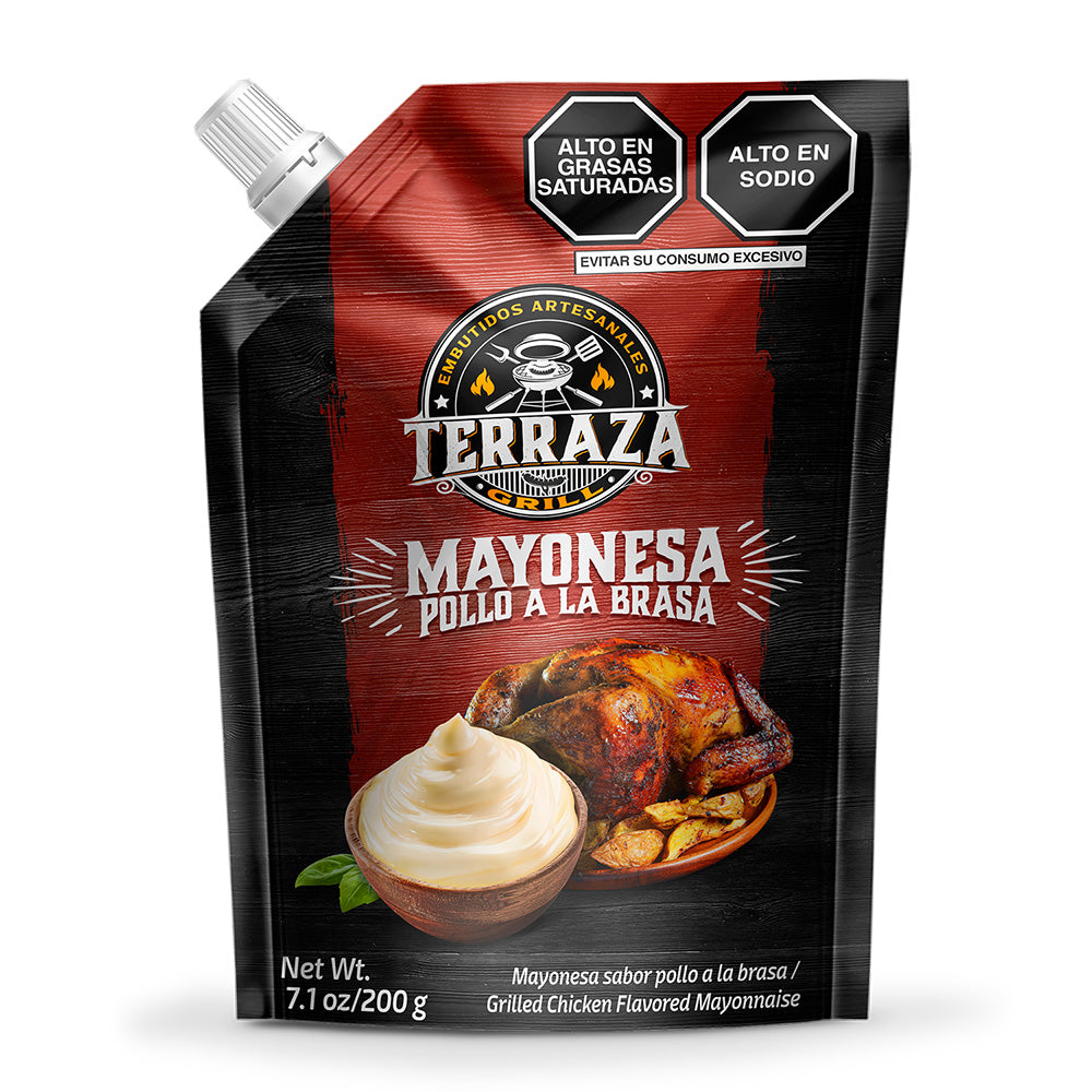 Mayonesa sabor pollo a la brasa x 200 g