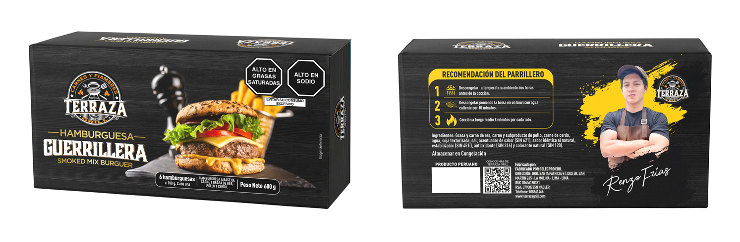 Hamburguesa Guerrillera x 600 g