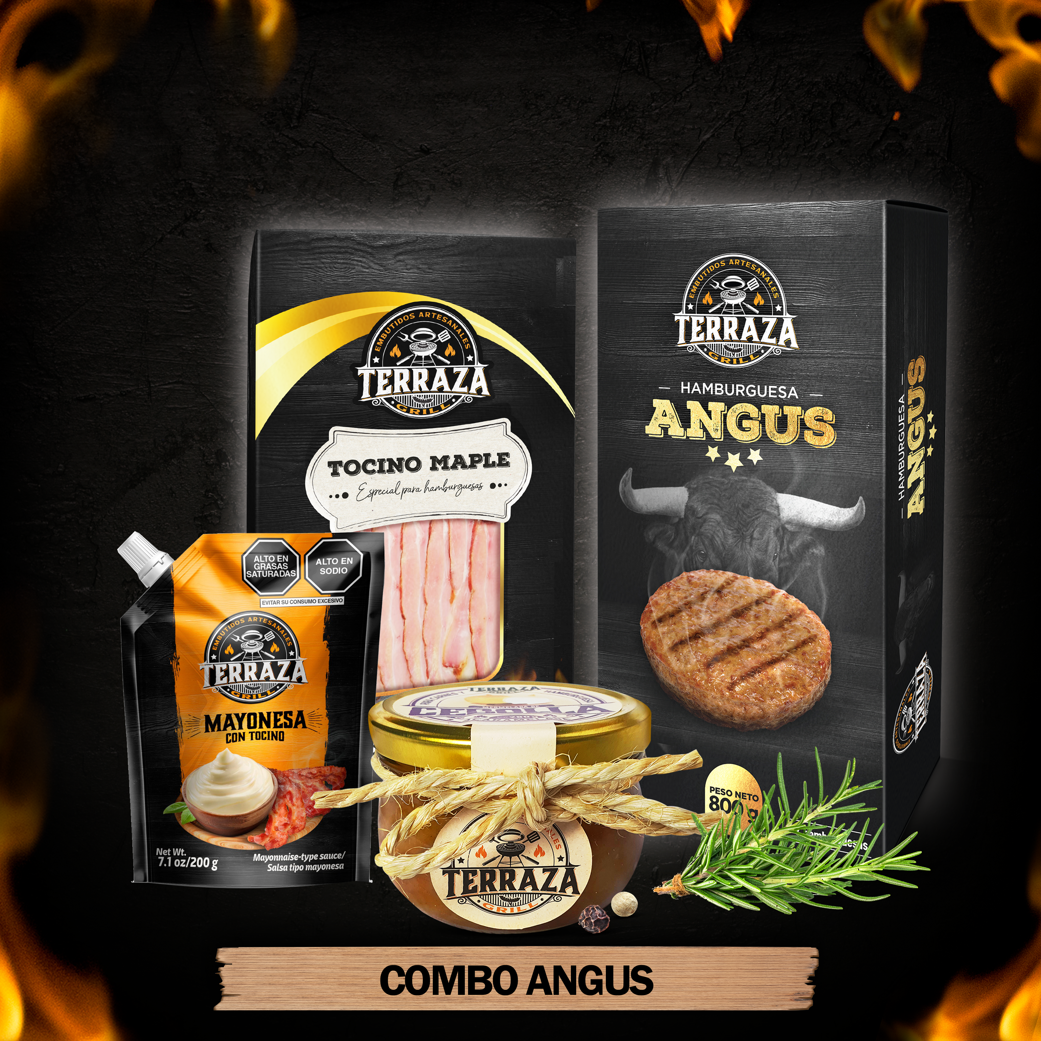 COMBO HAMBURGUESA ANGUS