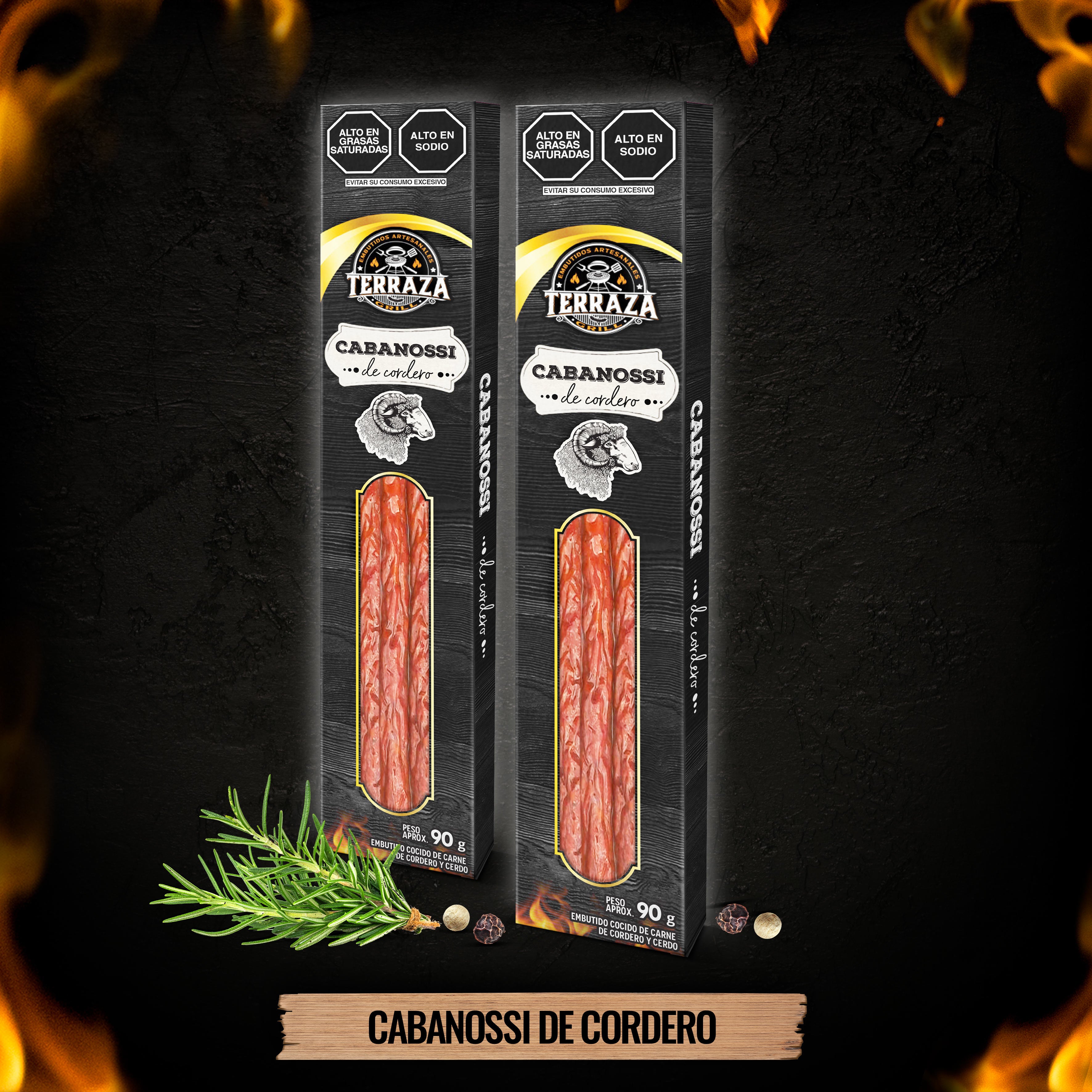 Cabanossi Cordero x 90 g.