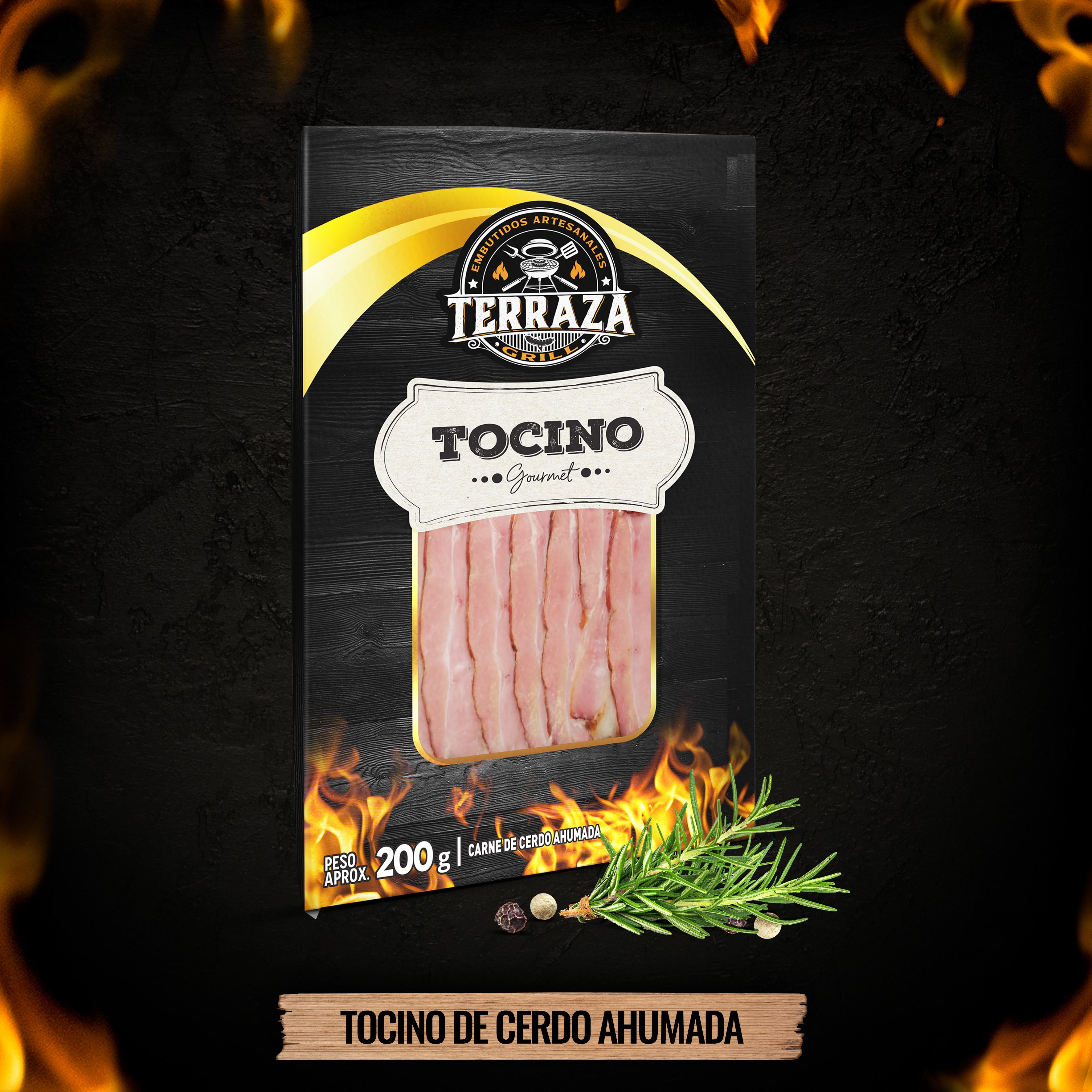 Tocino miel de maple x 200 g