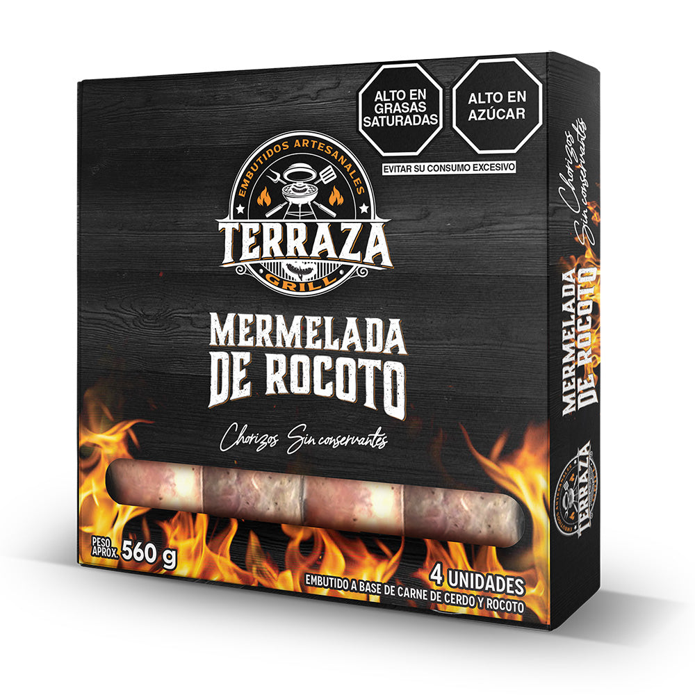 Chorizo Mermelada de Rocoto x 560 g.