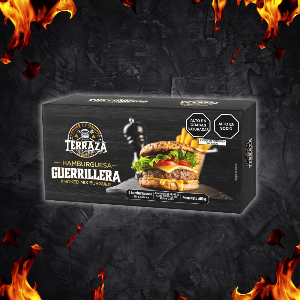 Hamburguesa Guerrillera x 600 g