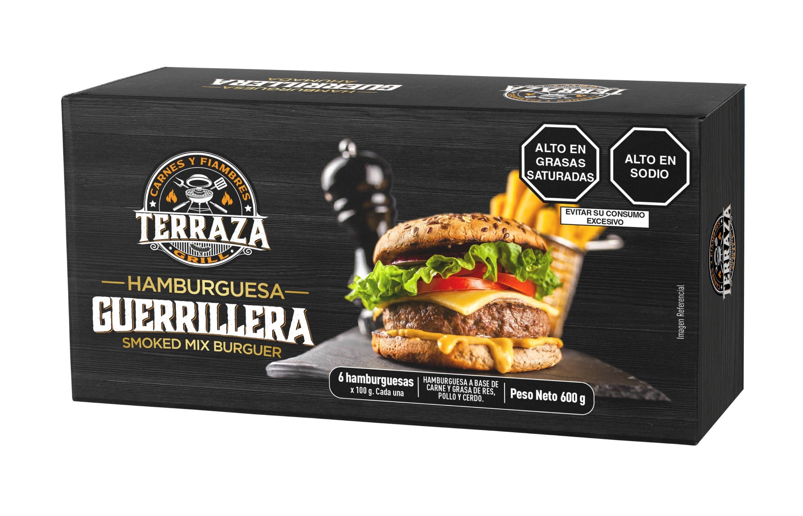 Hamburguesa Guerrillera x 600 g