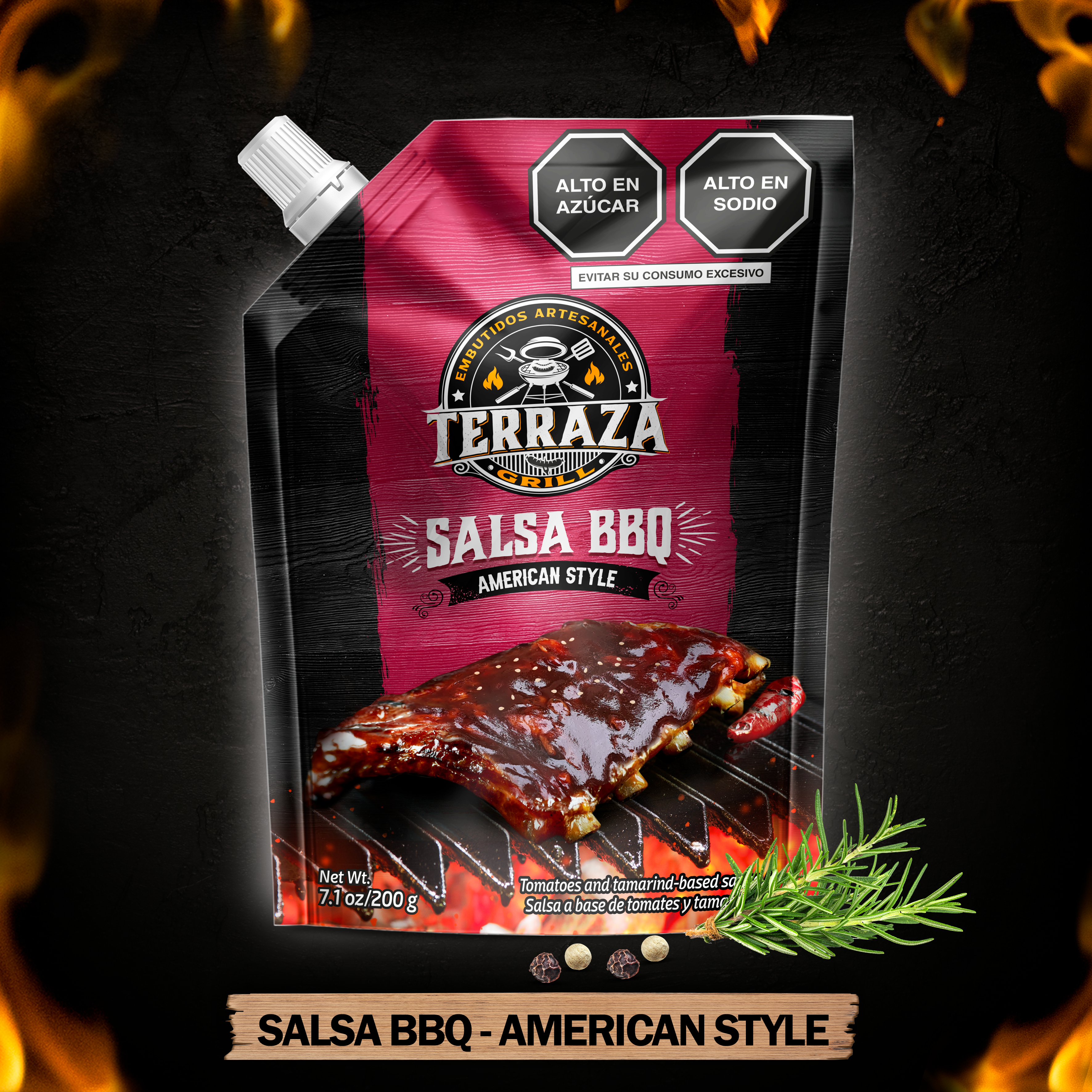 Salsa BBQ - American style x 200 g