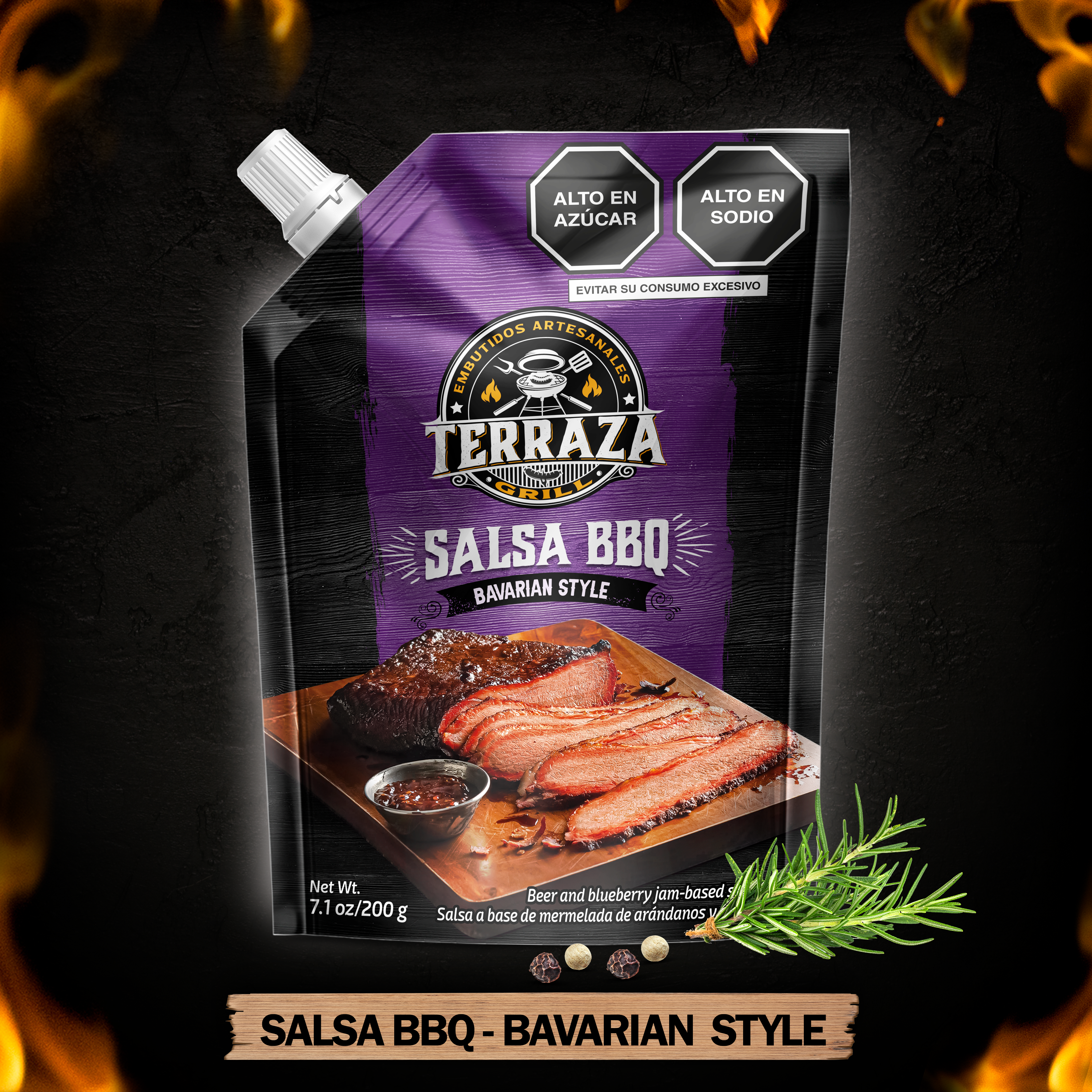 Salsa BBQ Bavarian style x 200 g