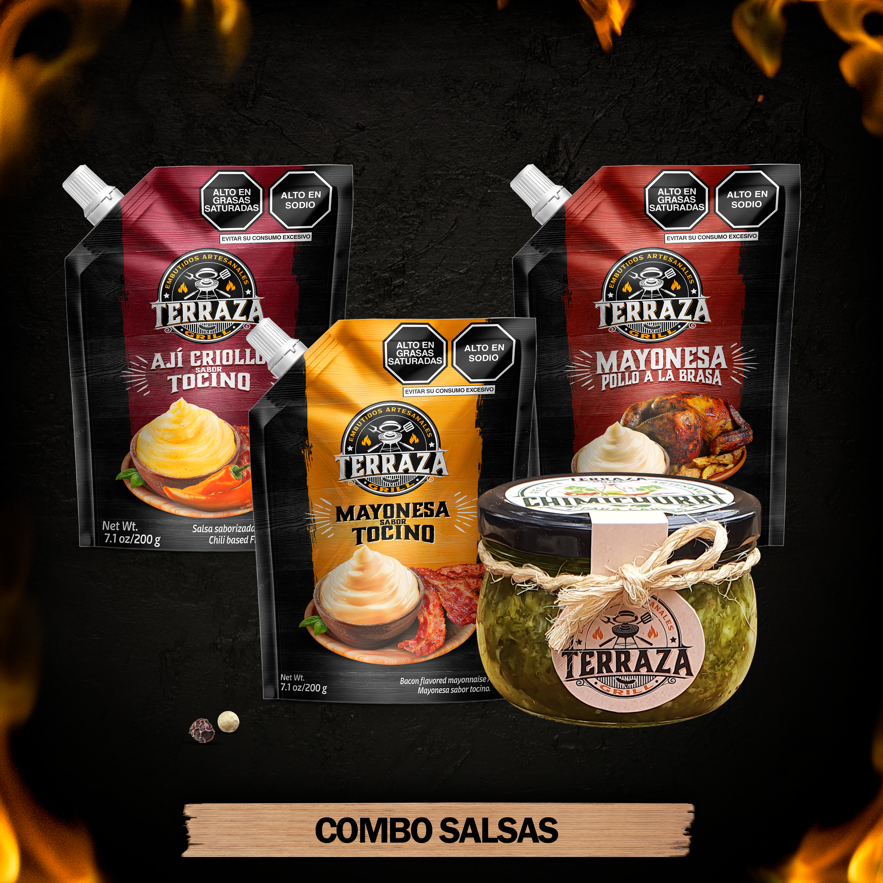 Combo salsas
