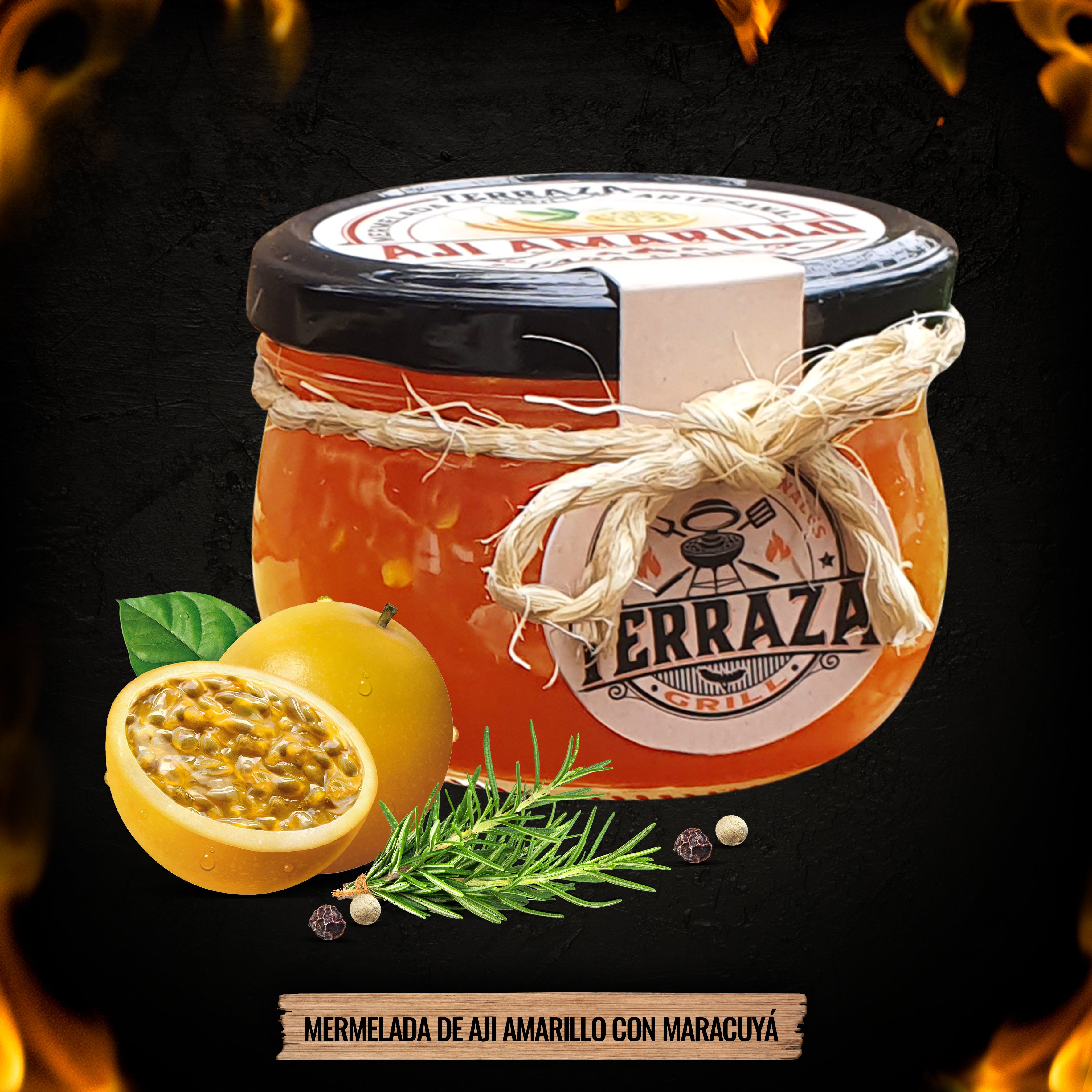 Mermelada Ají Amarillo y Maracuyá  x 280 g
